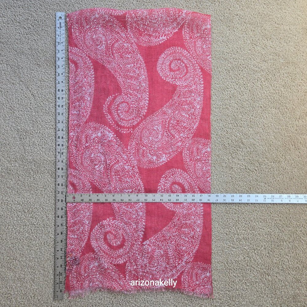 Brooks Brothers Pink Linen Scarf